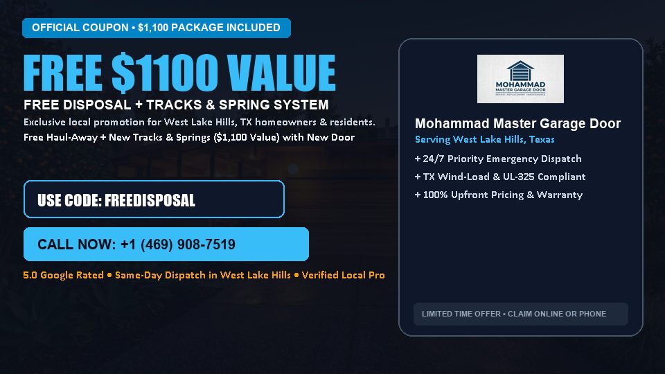 Mohammad Master Garage Door FREE Haul-Away & Heavy-Duty Tracks with New Door